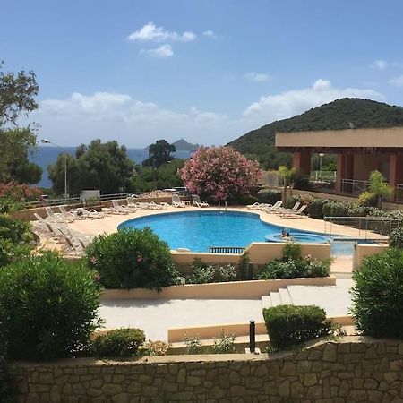 F2 Vue Mer Dans Residence Avec Piscine Аяччо Экстерьер фото