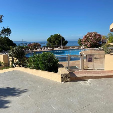 F2 Vue Mer Dans Residence Avec Piscine Аяччо Экстерьер фото