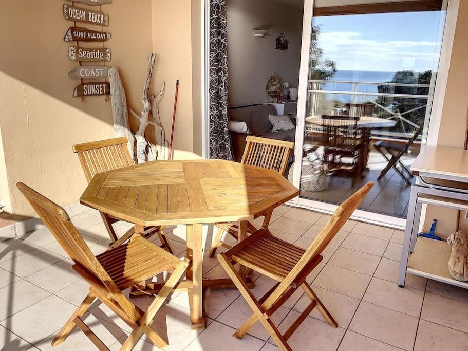 F2 Vue Mer Dans Residence Avec Piscine Аяччо Экстерьер фото