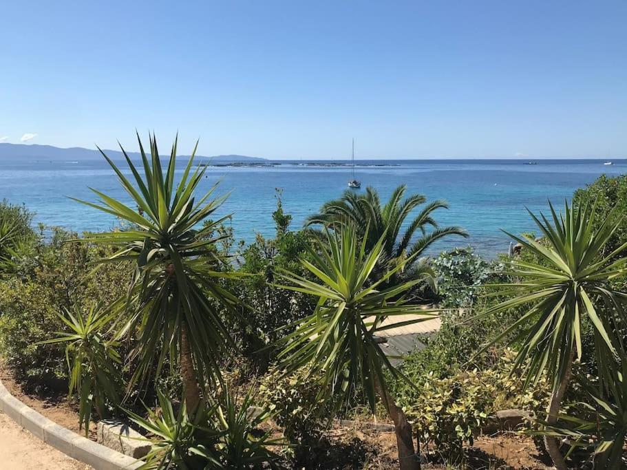 F2 Vue Mer Dans Residence Avec Piscine Аяччо Экстерьер фото