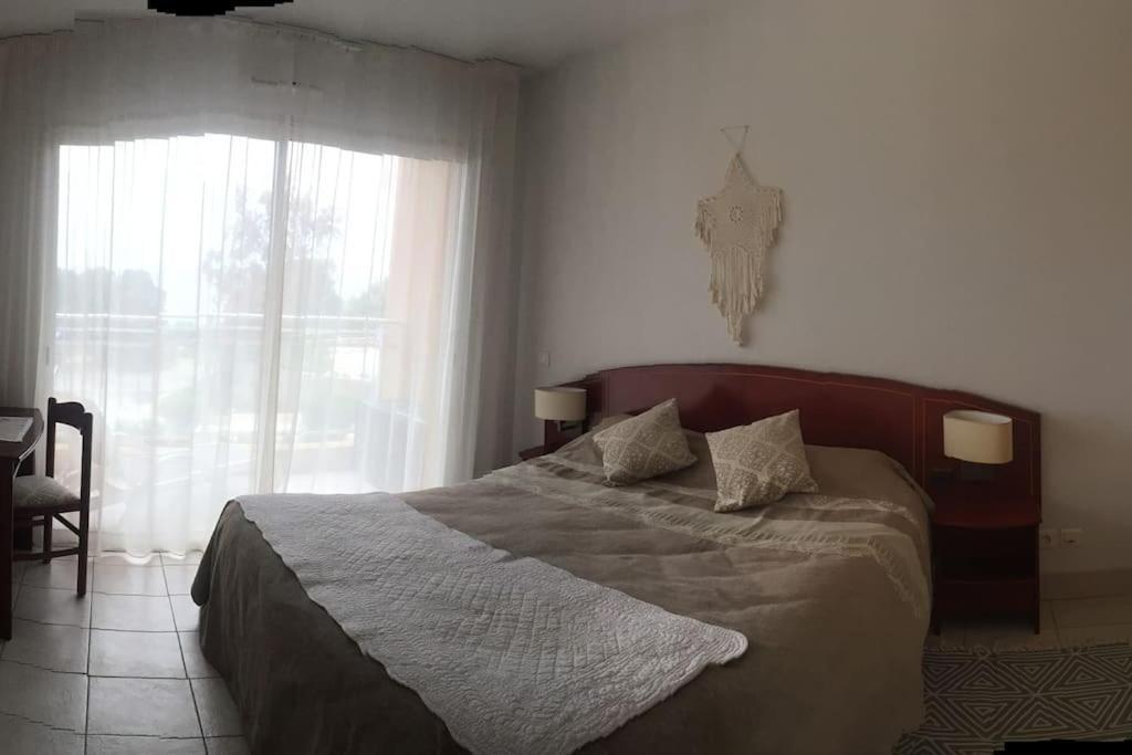 F2 Vue Mer Dans Residence Avec Piscine Аяччо Экстерьер фото