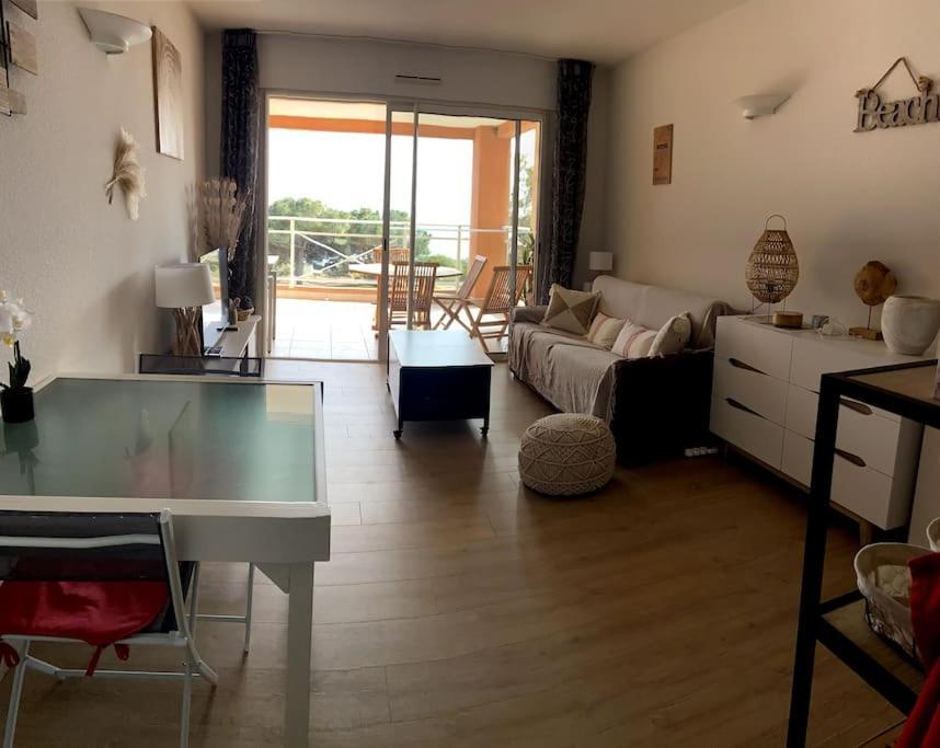 F2 Vue Mer Dans Residence Avec Piscine Аяччо Экстерьер фото