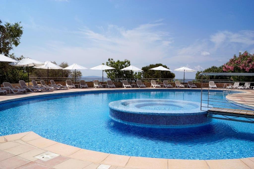 F2 Vue Mer Dans Residence Avec Piscine Аяччо Экстерьер фото